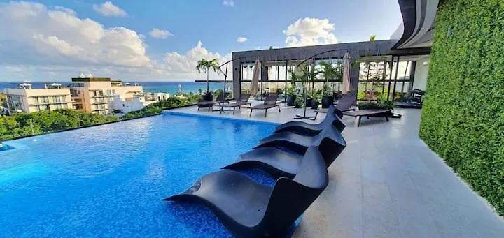 شقة بلايا ديل كارمن Suite Lujo Recien Construido En Quinta Avenida المكسيك